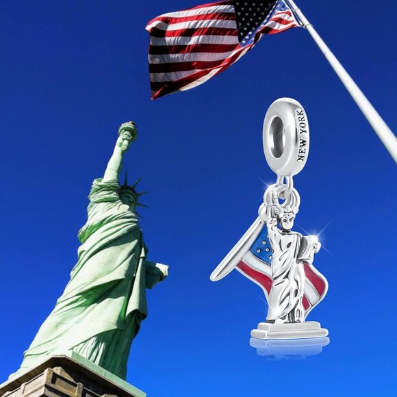 Suitcase Love Coffee Cup Enamel Bead for Pandora Bracelet - Picture 5 of 6